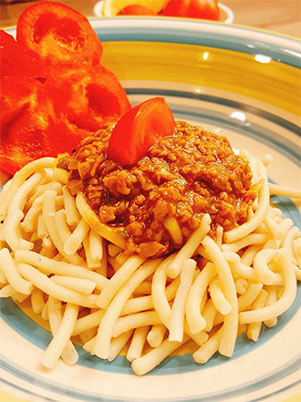 Špagete od prosa sa sojinim ljuspicama vege špagete proso soja