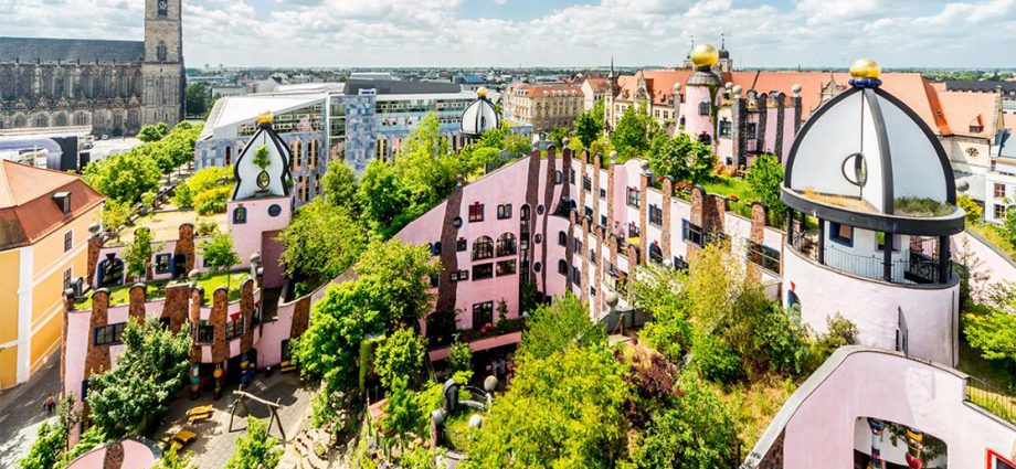 Green Citadel, Nemačka, Hundertwasser, Grune Zitadelle von Magdeburg, Magdeburg, arhitektura, kockice života, kockice zivota